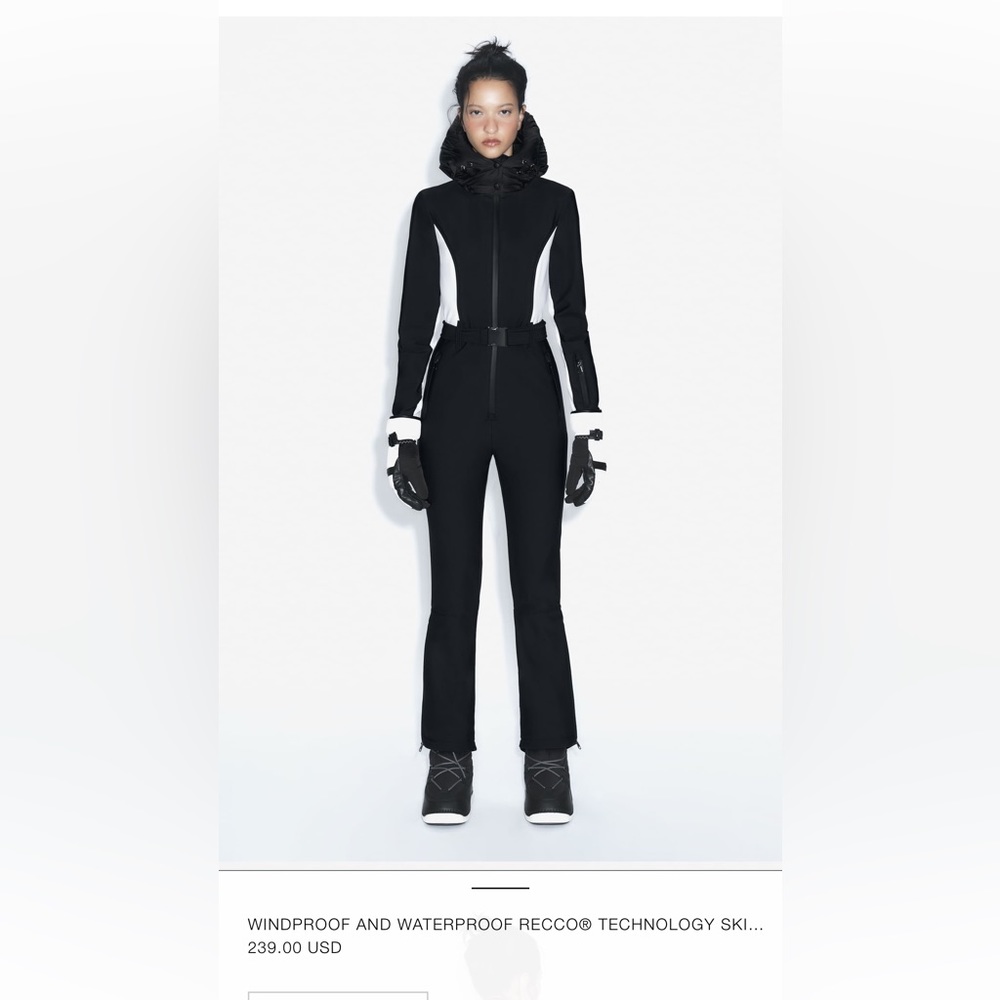 Zara ski suit. XS, sold out, brand new never worn